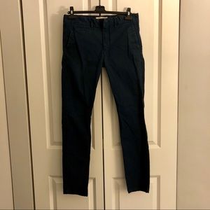 H&M Navy Skinny Chinos